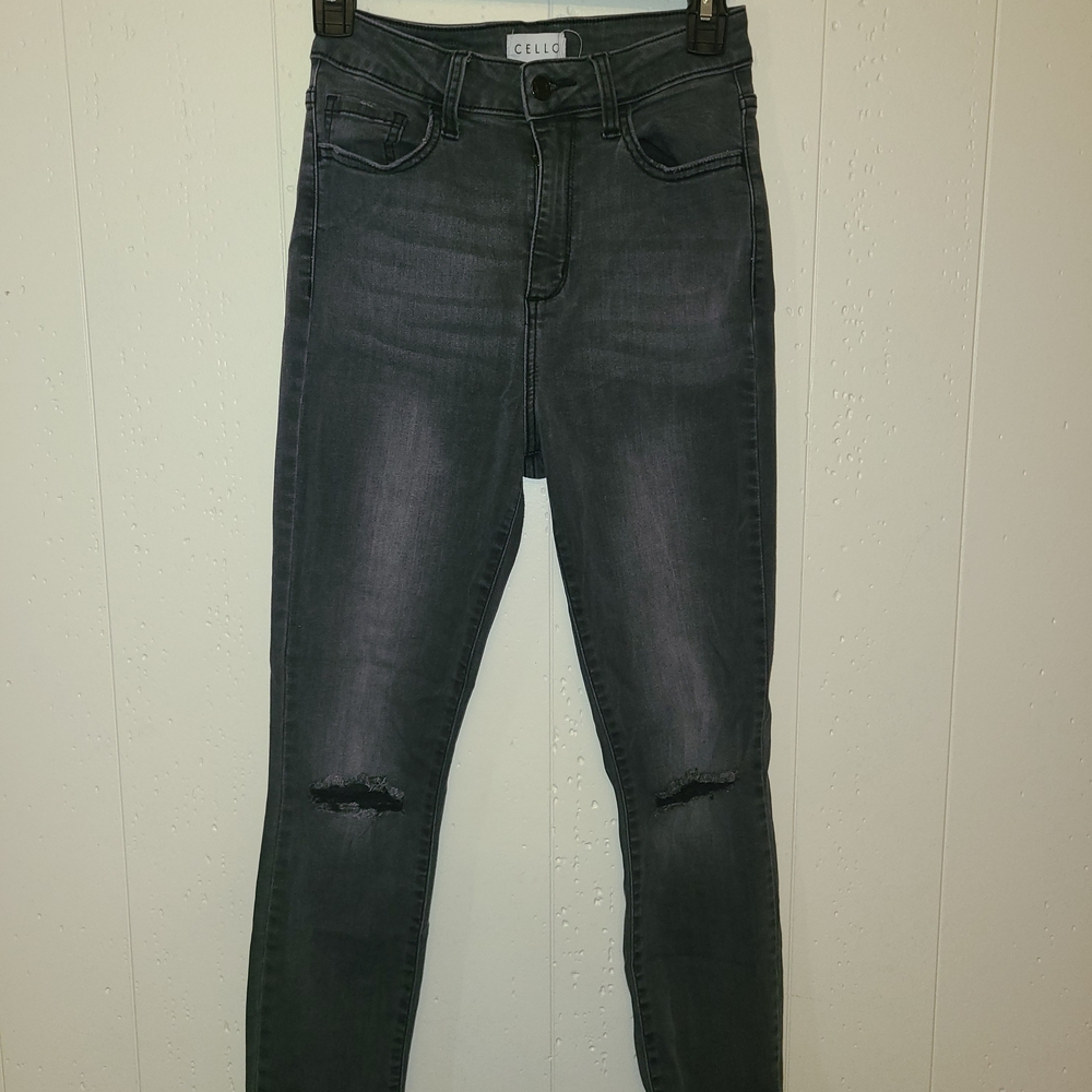 Cello Dark Gray Skinny Jeans
